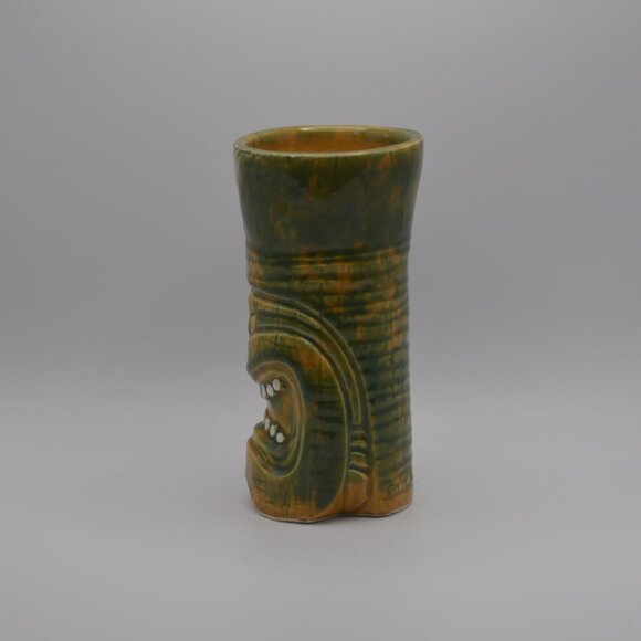 Tiki Farm 2001 Green 5 inch Tiki (Crazy Al Evans Charmer) - Picture 2 of 5